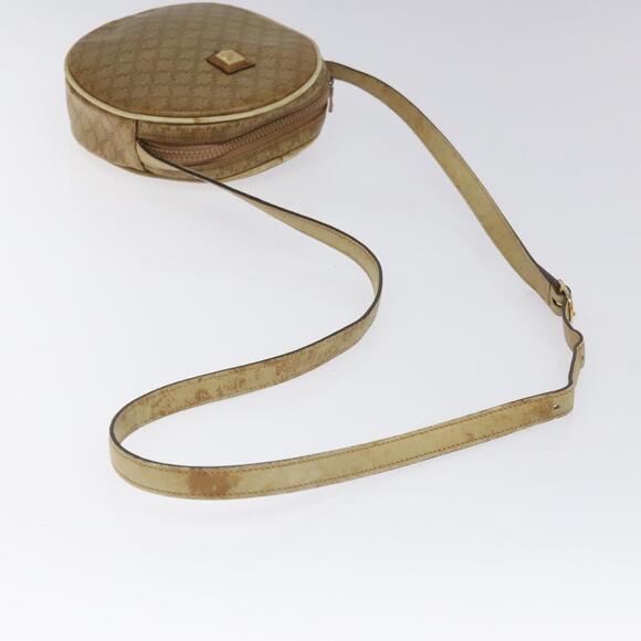 CELINE Macadam Canvas Shoulder Bag Brown - Picture 7 of 12